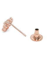 Twilight CZ Micro Teardrop Stud Earrings