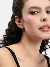 Timeless Diamond Circle Stud Earrings