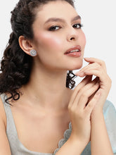 Timeless Spiral Diamond Stud Earrings