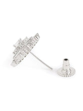 Timeless Spiral Diamond Stud Earrings