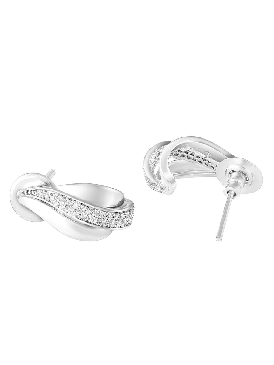 Studded Stud Earrings – Sparkling Everyday Elegance | Peora