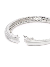 Timeless CZ Studded Minimalist Bracelet - Silver