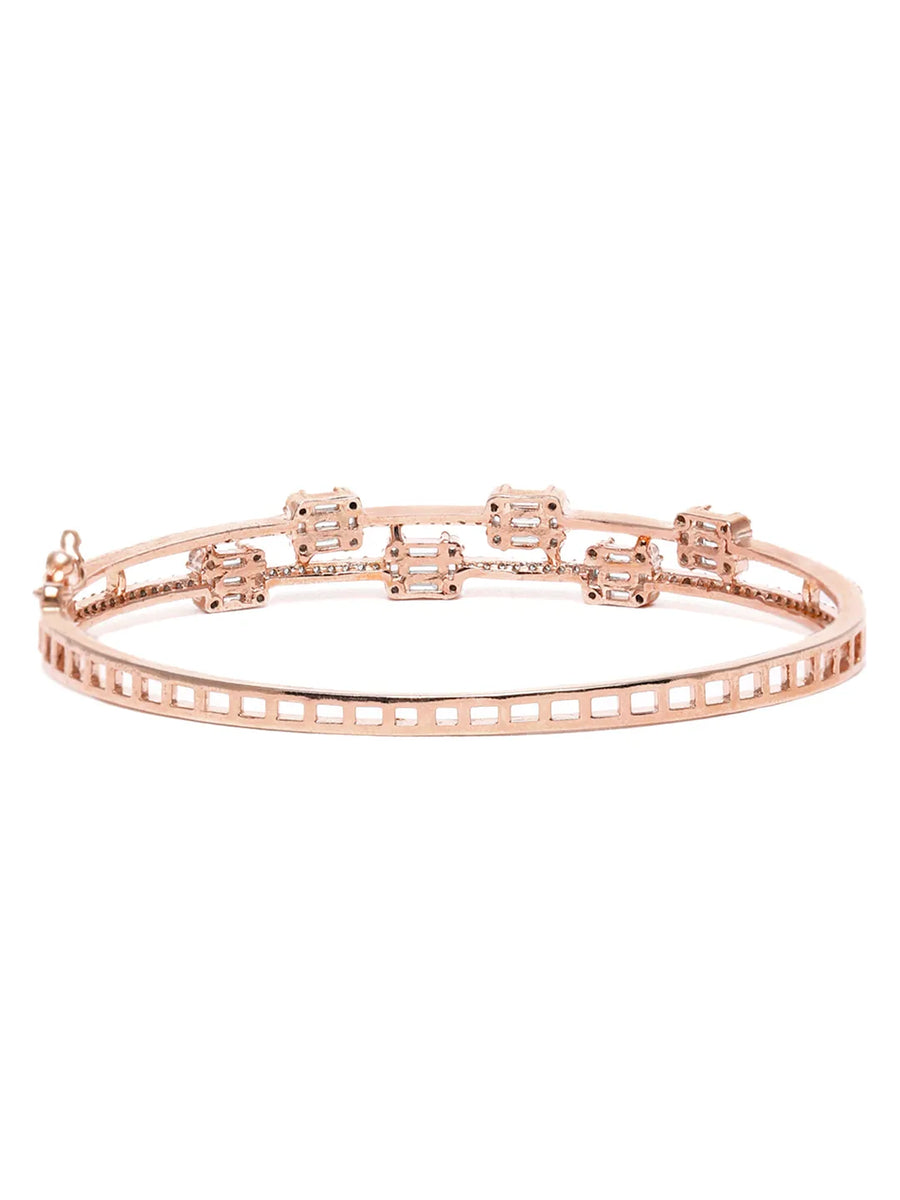 Glam CZ Baguette Studded Kada