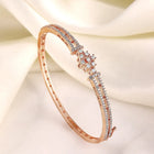 GlimmerAura Studded Kada for Women - Rose Gold