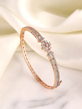 GlimmerAura Studded Kada for Women - Rose Gold