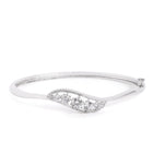 Crystal Cluster CZ Elegance Bangle