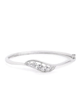 Crystal Cluster CZ Elegance Bangle