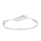 Crystal Cluster CZ Elegance Bangle