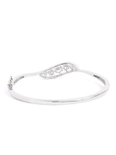 Crystal Cluster CZ Elegance Bangle