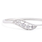 Crystal Cluster CZ Elegance Bangle