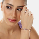 CZ Stone Bracelet for Classic Look - Rose Gold