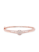 CZ Stone Bracelet for Classic Look - Rose Gold
