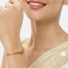CZ Stone Bracelet for Classic Look - Gold