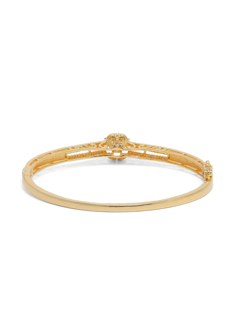 CZ Stone Bracelet for Classic Look - Gold