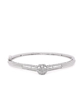 CZ Stone Bracelet for Classic Look - Silver