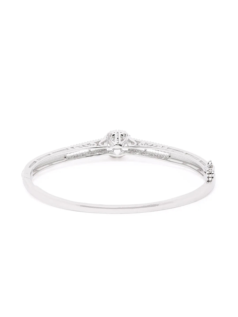 CZ Stone Bracelet for Classic Look - Silver