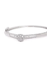 CZ Stone Bracelet for Classic Look - Silver