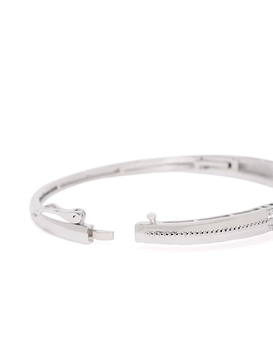 CZ Stone Bracelet for Classic Look - Silver