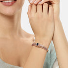Luxe Sapphire CZ Stone Bridal Bracelet