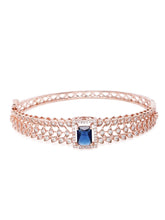 Luxe Sapphire CZ Stone Bridal Bracelet