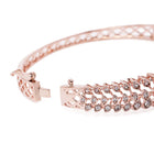 Luxe Sapphire CZ Stone Bridal Bracelet
