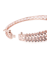 Luxe Sapphire CZ Stone Bridal Bracelet