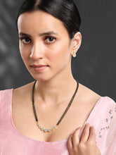 Gleaming Rose Gold Mangalsutra Set