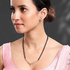 Layered Graceful Wave Rose Gold Mangalsutra Set