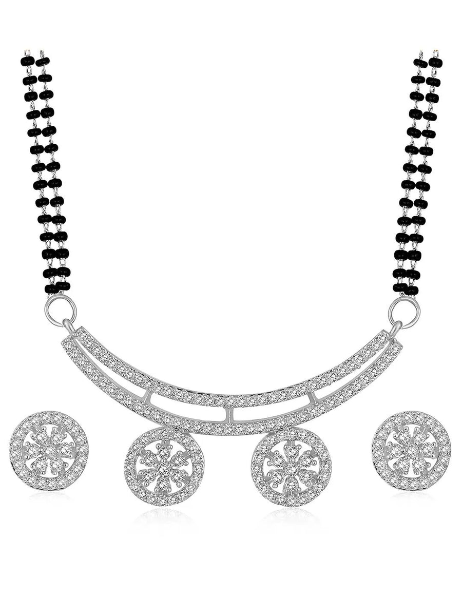 Elegant CZ Mangalsutra Set | Timeless Mangalsutra Designs by Peora

