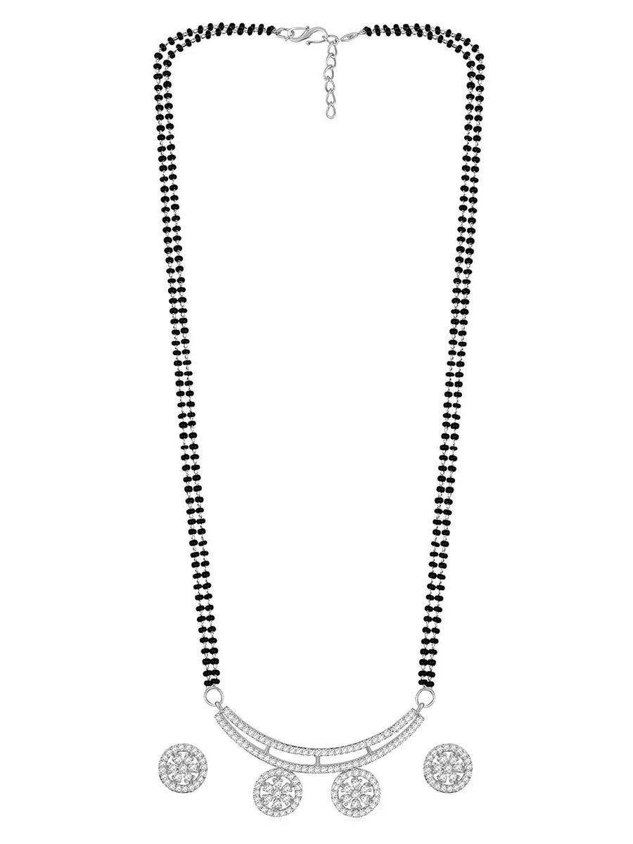 Elegant CZ Mangalsutra Set | Timeless Mangalsutra Designs by Peora

