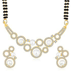 Gilded Sparkle CZ Mangalsutra Set