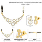 Gilded Sparkle CZ Mangalsutra Set
