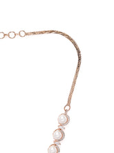 Floral Halo CZ Pearl Necklace Set