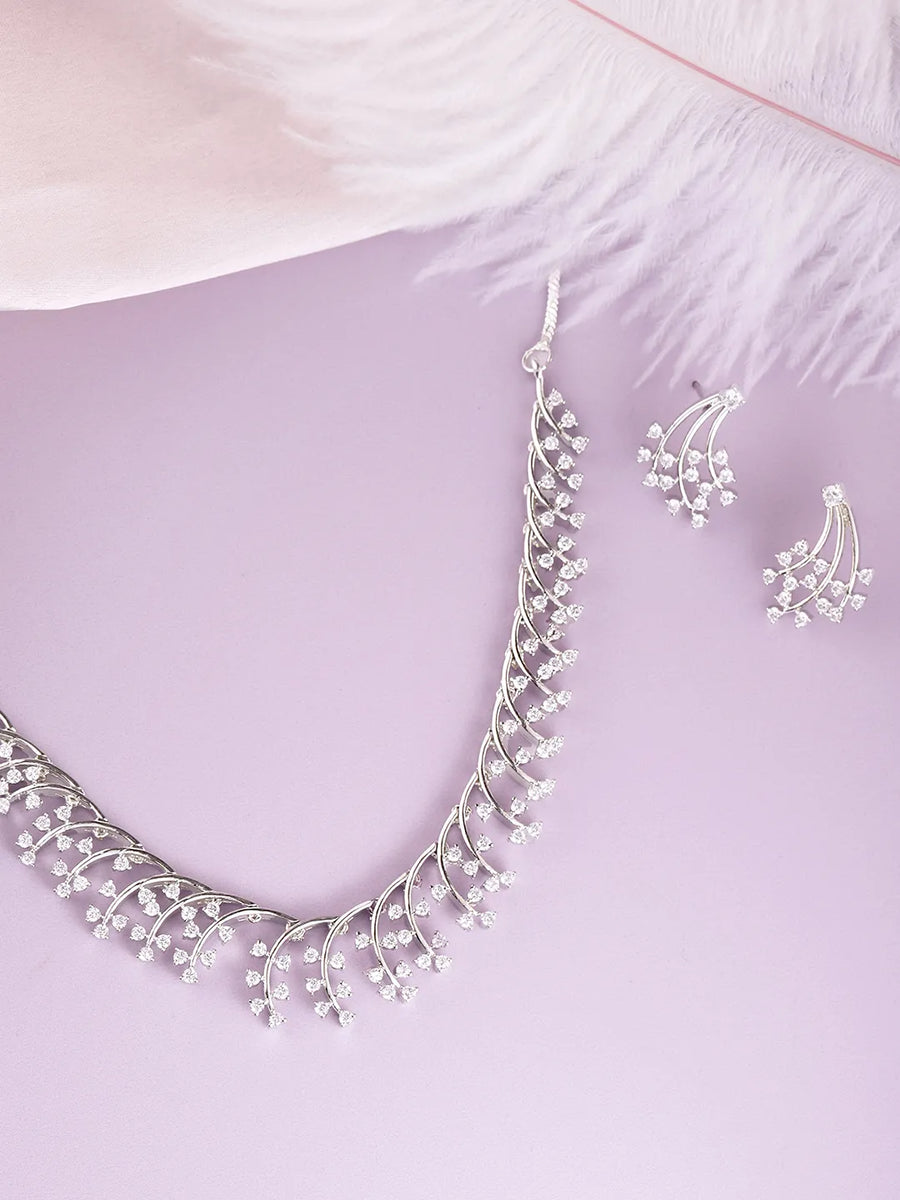 Floral Necklace Set | Stylish Fashion Jewellery by Peora