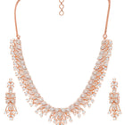 Graceful Evening Wear CZ Necklace Set