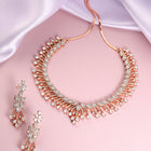 Graceful Evening Wear CZ Necklace Set