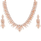 Graceful Evening Wear CZ Necklace Set