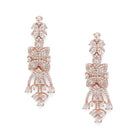 Graceful Evening Wear CZ Necklace Set | Elegant Fashion Jewellery by Peora

