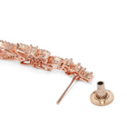 Graceful Evening Wear CZ Necklace Set | Elegant Fashion Jewellery by Peora

