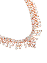 Graceful Evening Wear CZ Necklace Set