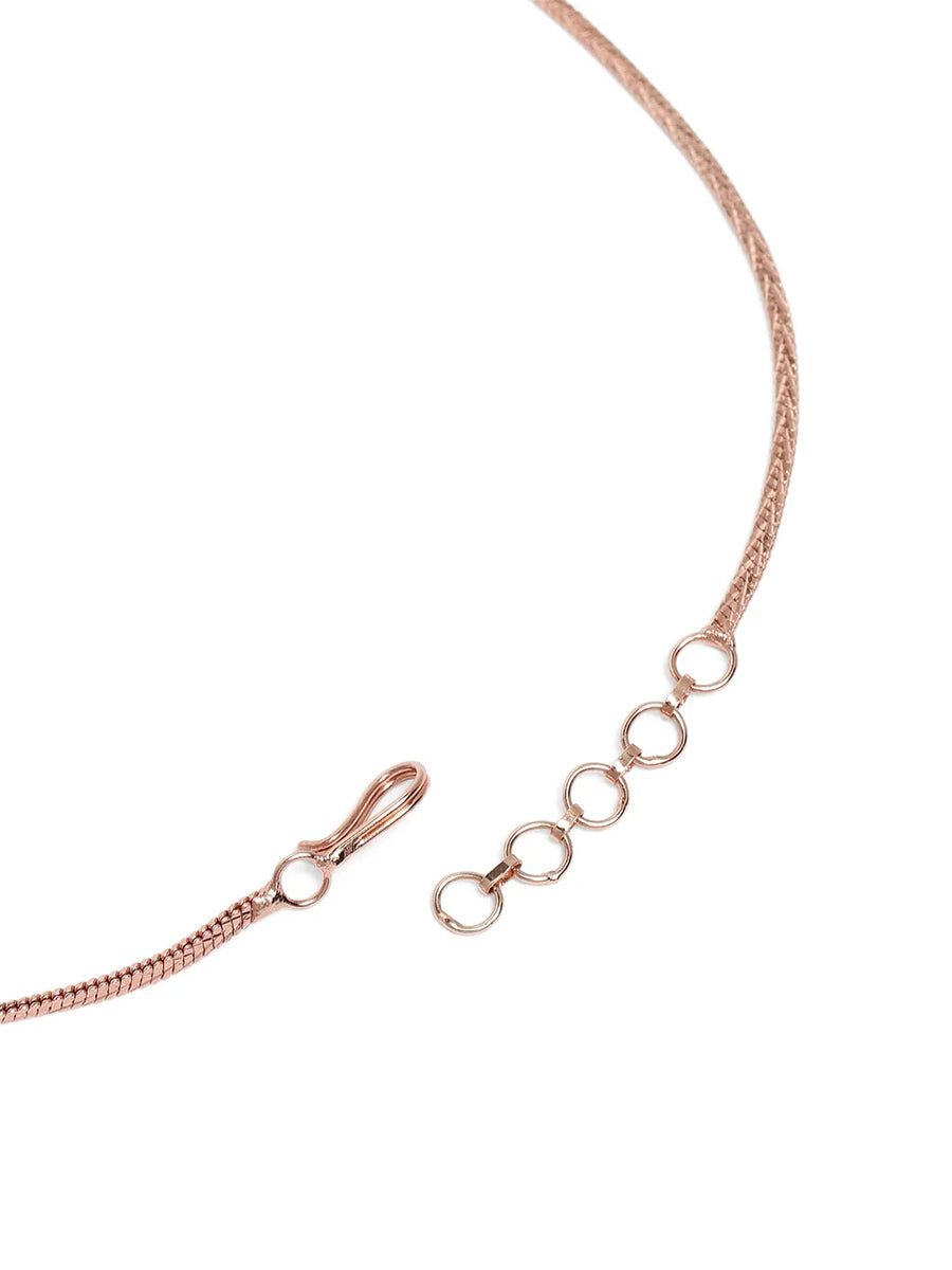 Graceful Evening Wear CZ Necklace Set | Elegant Fashion Jewellery by Peora

