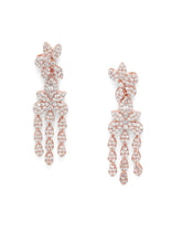 Sparkling CZ Necklace Set with Design