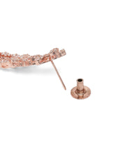 Sparkling CZ Necklace Set with Design