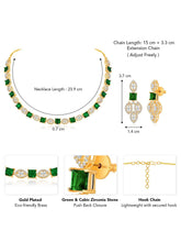 Radiant Lush Glow CZ Necklace Design
