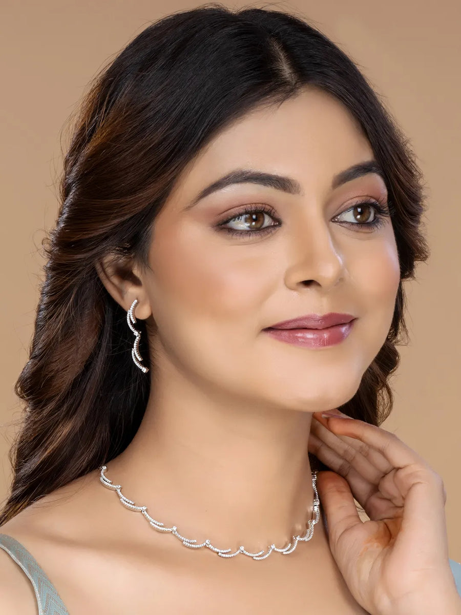 Contemporary Fusion Stylish Necklace Set