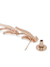 CZ Studded Flowing Charm Necklace Set