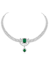 Emerald Elegance Green Crystal CZ Set