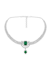 Emerald Elegance Green Crystal CZ Set