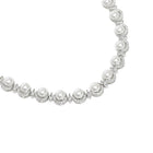 Graceful Floral Pearl Necklace Set