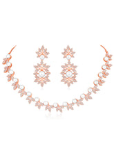 Lustrous Luxe CZ Necklace Set